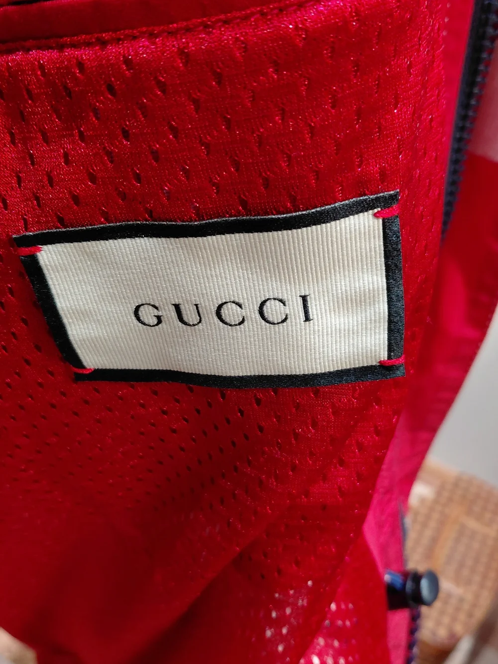 Gucci Nautical Print Jacket Windbreaker Red Blue White Sz 46 I US L XL Unisex